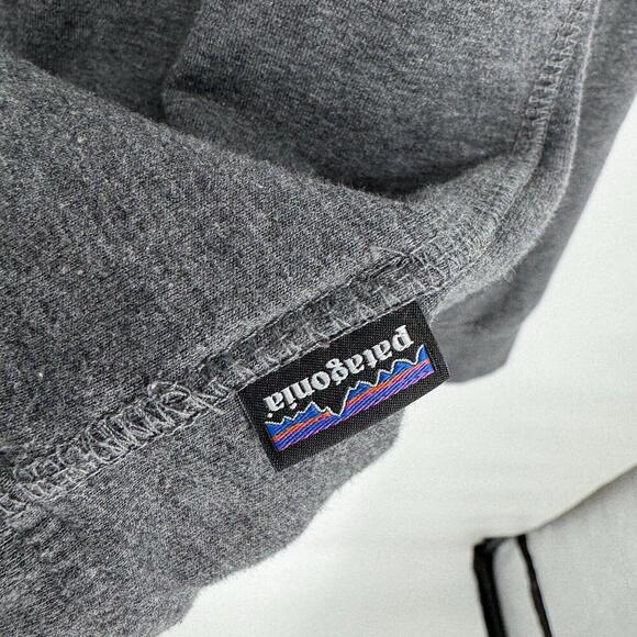 Patagonia sweatshirt womens small S gray organic cotton gorpcore hiking camping - Picture 2 of 7